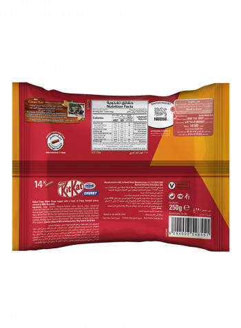 Mini Chunky Caramel Chocolate Wafer Bag 250g