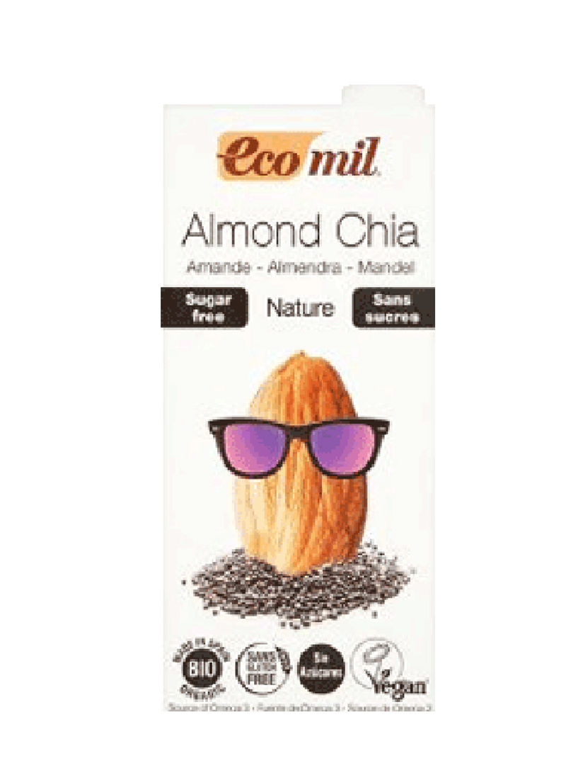 Ecomil Almond Milk Sugar Free Chia 1L