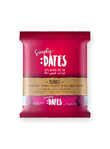 Dates Bar - Berries 150g Pack of 5