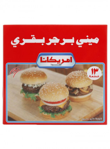 Mini Beef Burgers 400g Pack of 13