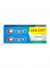 3D Extreme Mint Tooth Paste Pack of 2 Multicolor 125ml