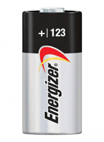 123 Lithium Battery Silver/Black