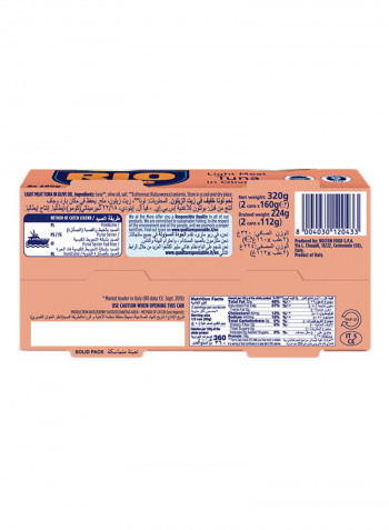Light Meat Tuna In Olive Oil 160g Pack of 2