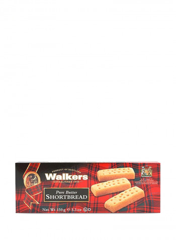 Pure Butter Shortbread Fingers 150g