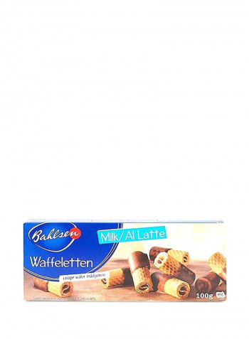 Waffeletten Milk Crispy Wafer Rolls 100g