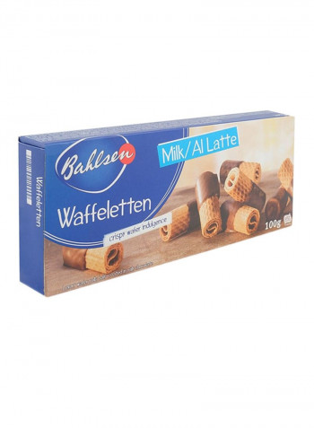 Waffeletten Milk Crispy Wafer Rolls 100g