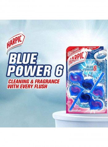 Blue Power 6 Toilet Block - Floral Blust, 39g, Pack Of 2 2x39g