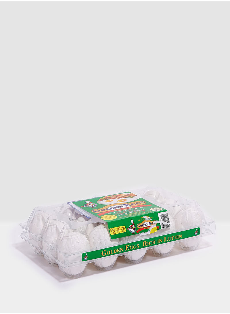 Lutein White Eggs 50g Pack of 15