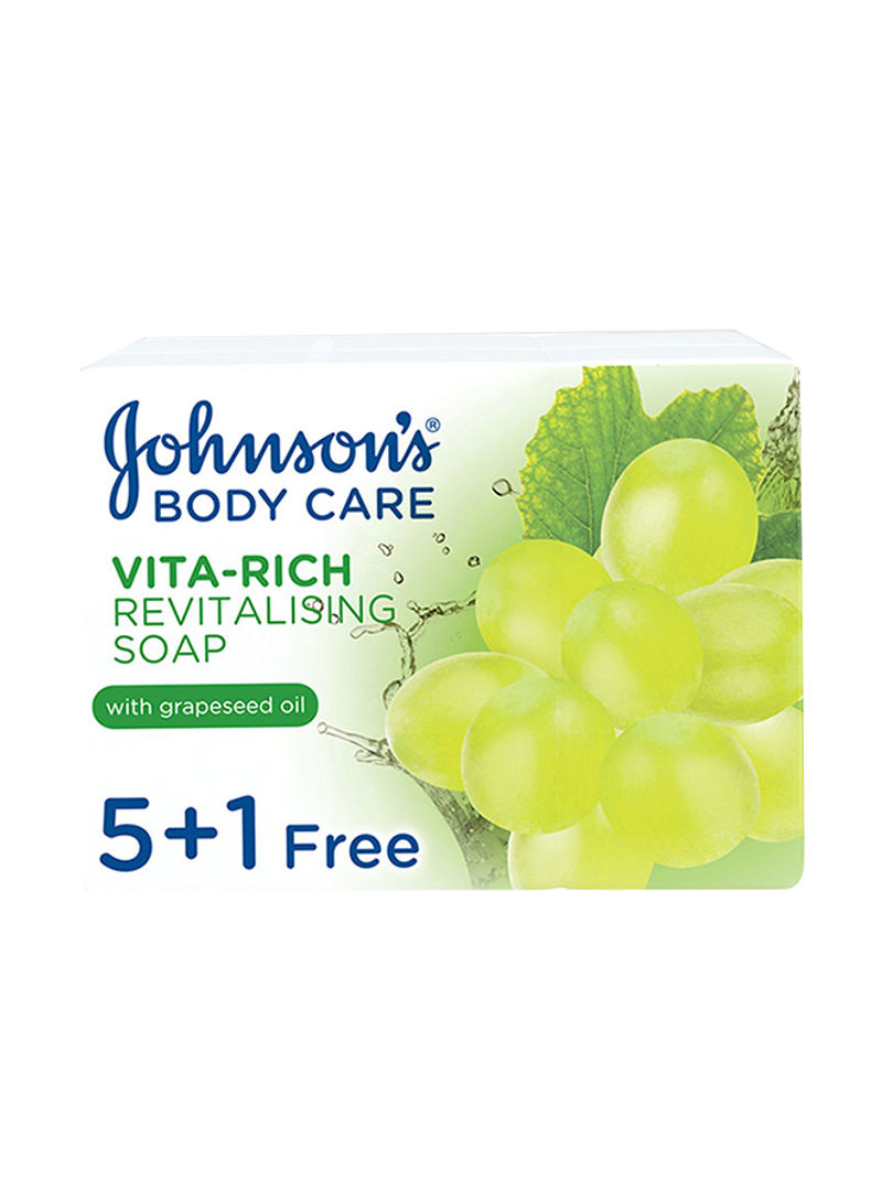 Pack Of 6 Vita-Rich Revitalising Body Soap (5 + 1Free) 125g