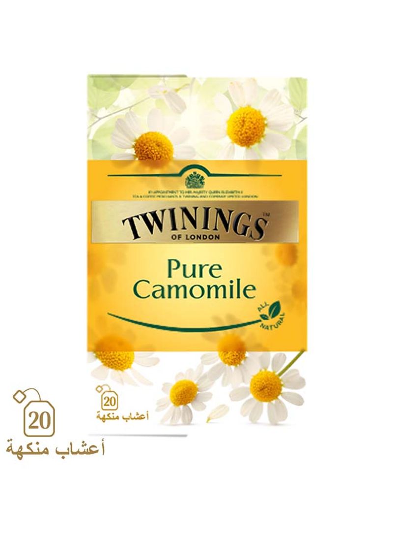 Pure Camomile Tea, Luxury Tea Blend, Made With All Natural Ingredients Naturally Caffeine Free 20 Bags