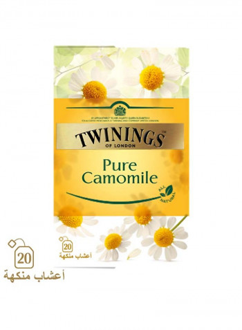 Pure Camomile Tea, Luxury Tea Blend, Made With All Natural Ingredients Naturally Caffeine Free 20 Bags