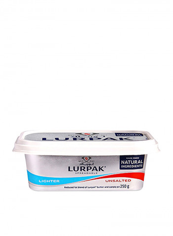 Spreadable Light Butter Unsalted 250g