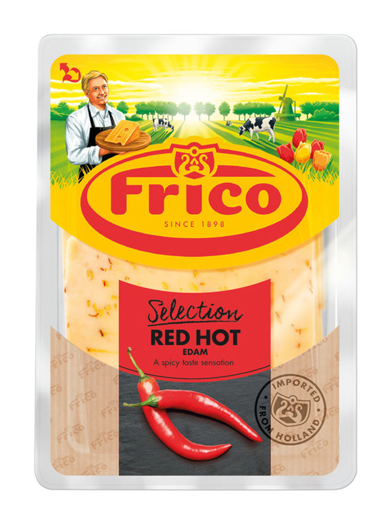 Selection Red Hot Edam Cheese Slices 150g