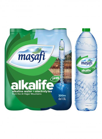 Alkalife Natural Water 1.5L Pack of 6