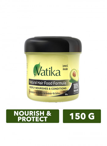 Vatika Natural Hair Food Formula With Lemon And Avocado 150g