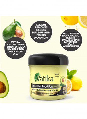 Vatika Natural Hair Food Formula With Lemon And Avocado 150g