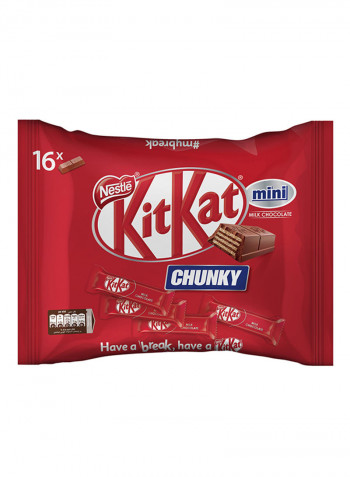 Chunky Mini Chocolate Wafer Bag 250g