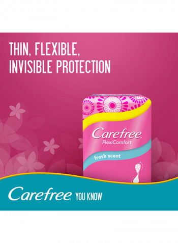 Panty Liner Flexi Comfort Fresh Scent Pack of 20 White