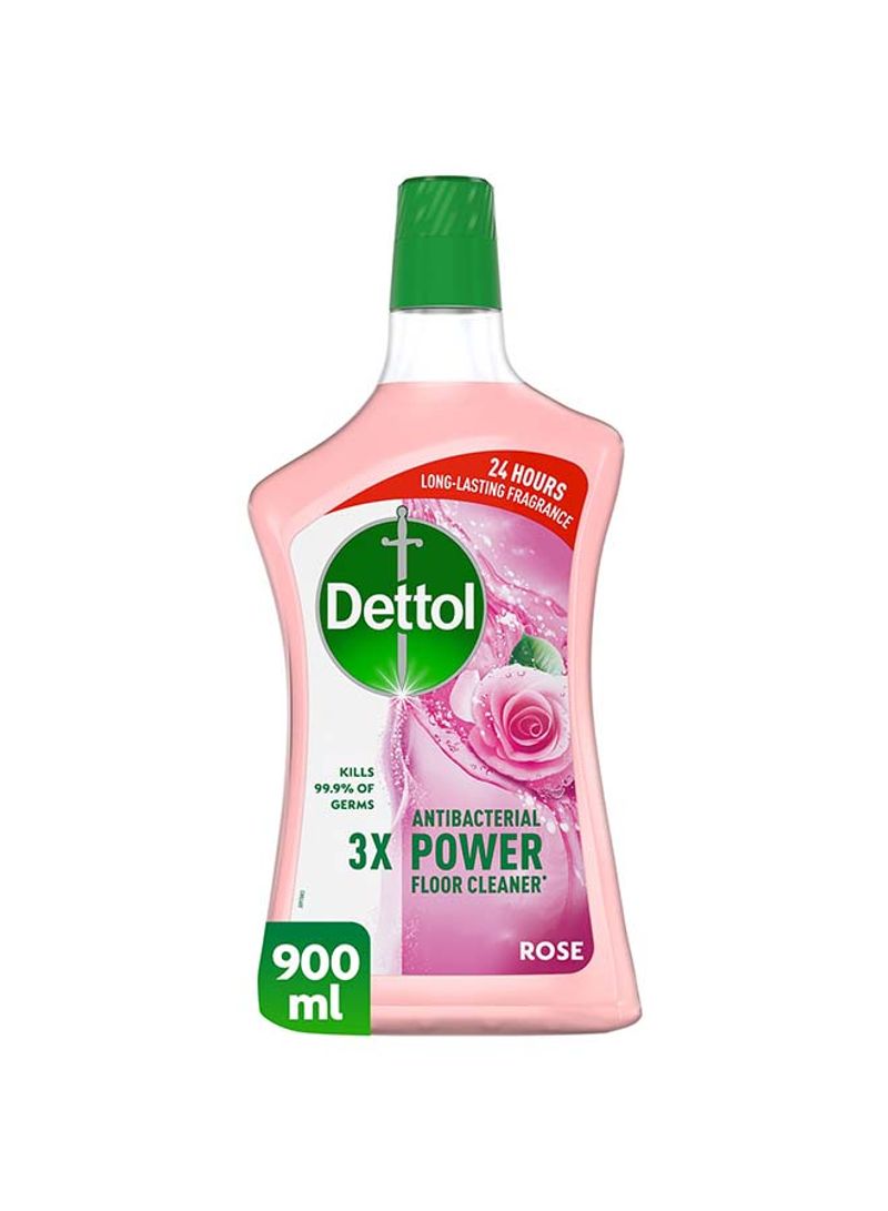 Rose Flavour Anti-Bacterial Power Floor Cleaner Pink 900ml