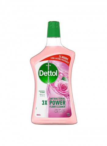 Rose Flavour Anti-Bacterial Power Floor Cleaner Pink 900ml