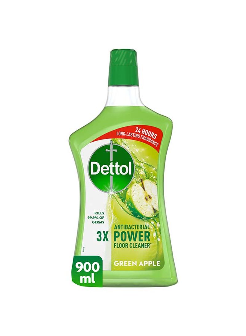 Apple Flavour Anti-Bacterial Power Floor Cleaner Green 900ml