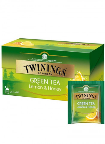 Lemon And Honey Green Tea, Refreshing Luxury Tea Blend, All Natural Ingredients With Real Fruit Infusion 40g