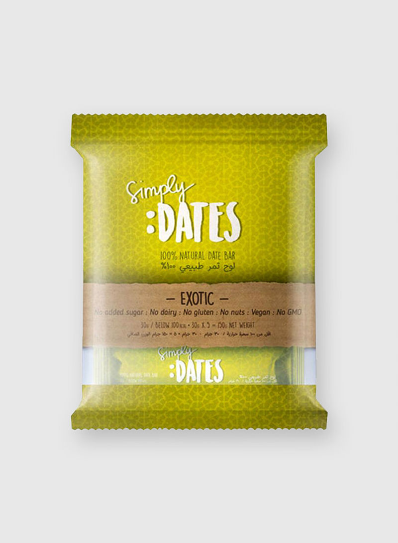 Dates Bar - Exotic 150g Pack of 5