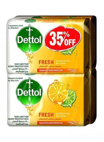 Pack Of 4 Fresh Anti-Bacterial Bar Soap 4 x 120g