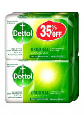Pack Of 4 Original Anti-Bacterial Bar Soap 4x120g