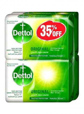 Pack Of 4 Original Anti-Bacterial Bar Soap 4x120g