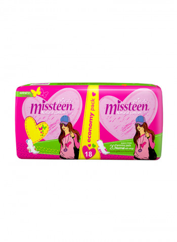 Feminine Napkins Extra Thin Miss Teen 20 Pads