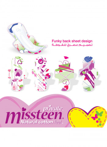 Feminine Napkins Extra Thin Miss Teen 20 Pads