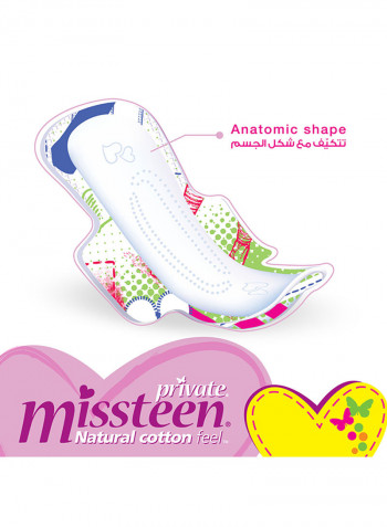 Feminine Napkins Extra Thin Miss Teen 20 Pads