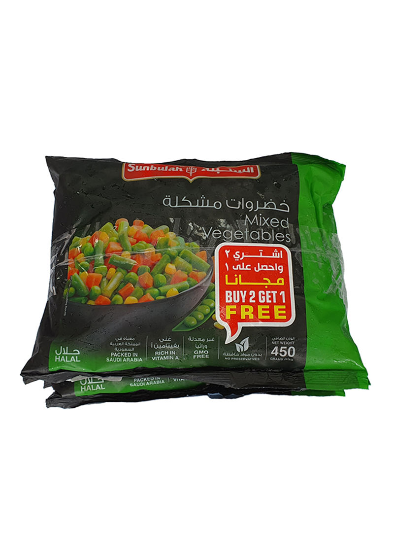 Mixed Vegetable 450g Pack of 3
