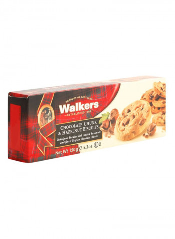 Hazelnut & Chocolate Chunk Biscuits 150g