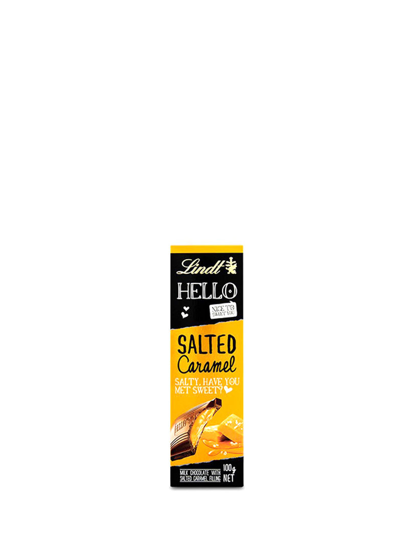 Hello Salted Caramel Chocolate Bar 100g