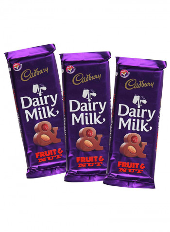 Dairy Milk Fruit & Nut 100g Pack of 3