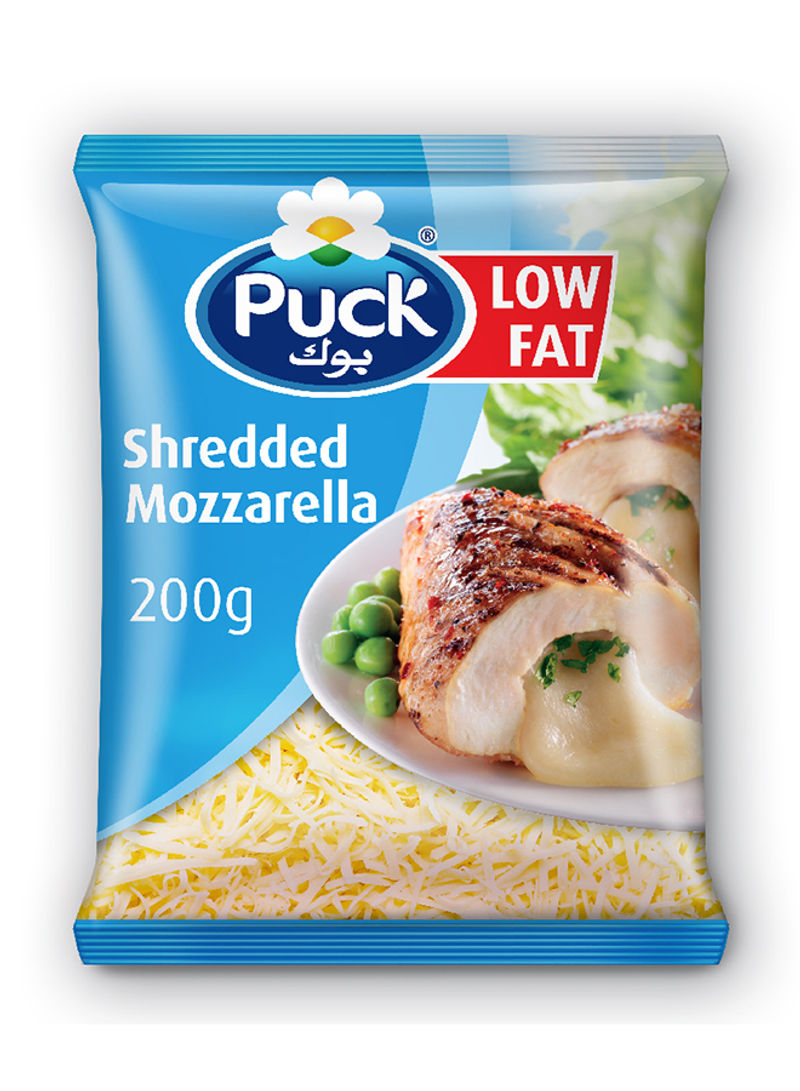 Mozzarella Shredded Cheese Low Fat 200g