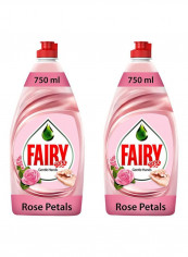 Pack Of 2 Gentle Hands Rose Petals Dishwash Liquid 750ml