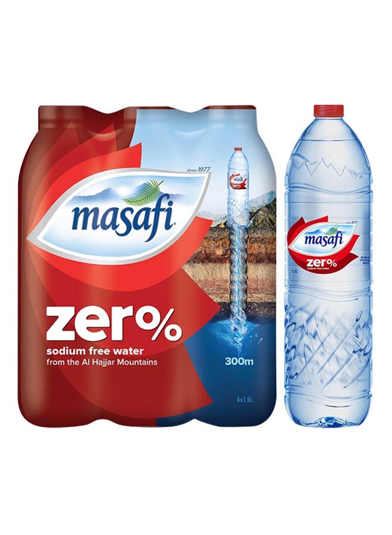 Zero Sodium Natural Water 1.5L Pack of 6