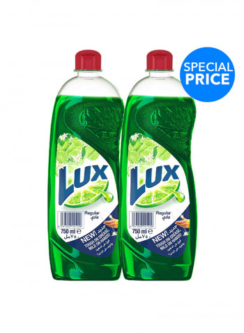 Dishwashing Liquid Regular Pack of 2 750ml