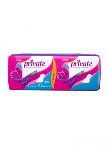 Feminine Napkins Extra Thin Super 16 Pads