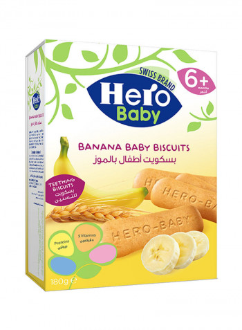 Baby Banana Biscuits 180g