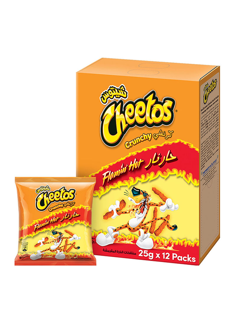 Crunchy Flaming Hot 25g Pack of 12