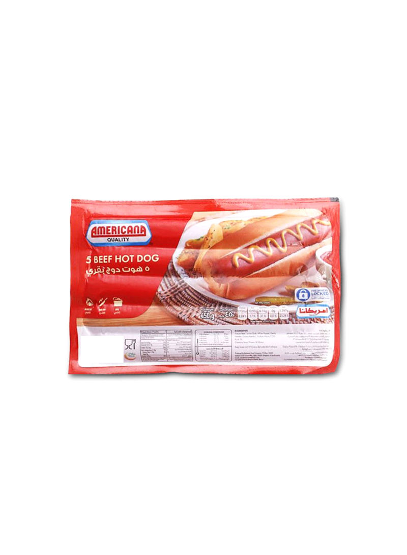Beef Hot Dog 450g Pack of 5