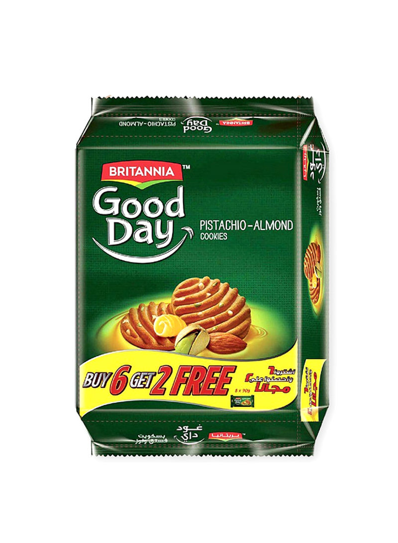 Good Day Pista Badam Cookies 90g Pack of 8