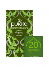 Supreme Matcha Green, Organic Herbal Tea, 20 Teabags