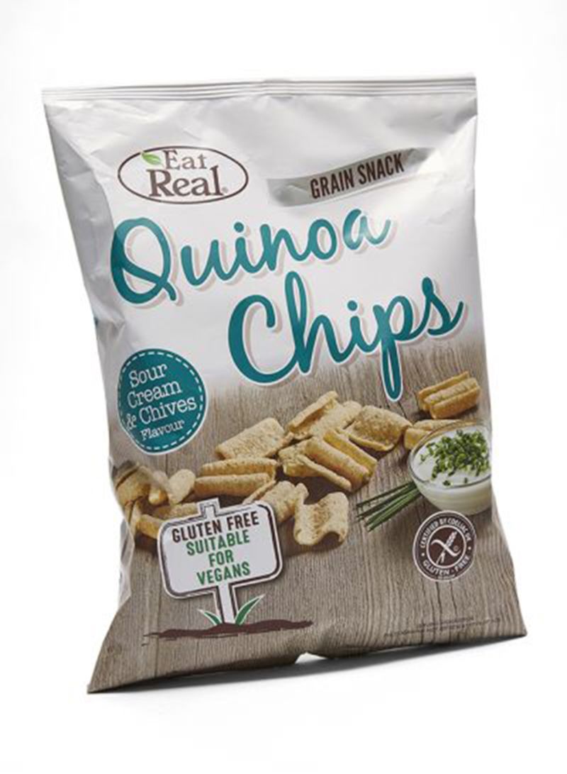 Sour Cream And Chives Quinoa Chips 80g