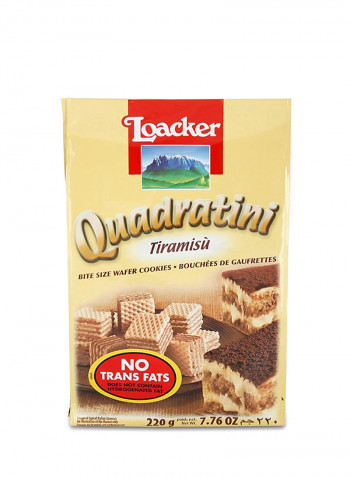 Tiramisu Wafer Cookies 220g
