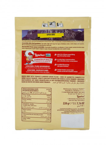 Tiramisu Wafer Cookies 220g